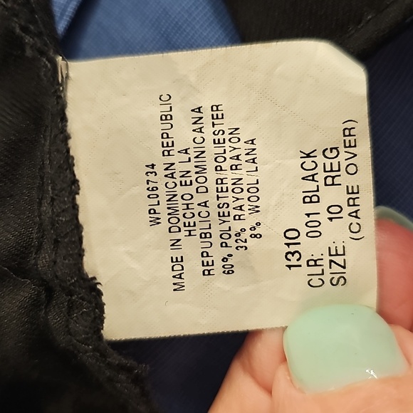 IZOD Boys Black Slacks - Picture 7 of 8